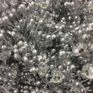 WAXBLOMMA FÄRGAD SILVER M GLITTER