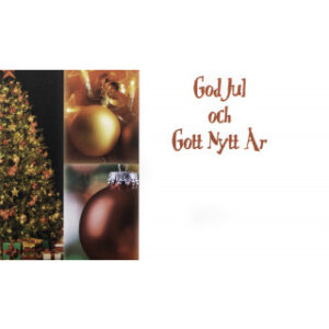 KORT GJ & GNÅ TOMTE, GRAN & KULOR