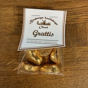 CHOKLAD BUDSKAP GRATTIS 50G