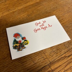 KORT GOD JUL TOMTE