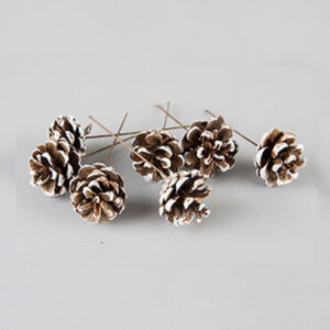 AL 14545 TALLKOTTE VIT M.TRÅD x100