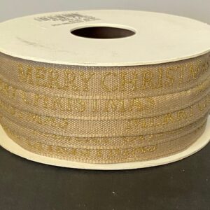 BAND GOD JUL SAND/GULD 12MM