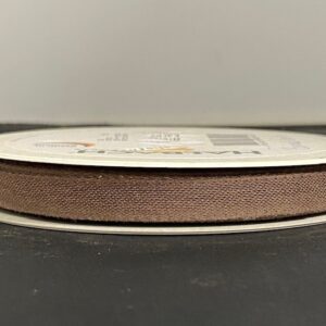 BAND BOMULL BRUN 10MM