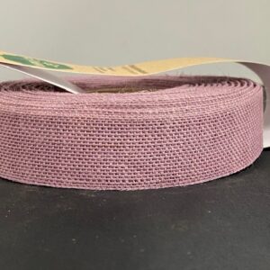 BAND LINNE SMUTSROSA 25MM L.20M