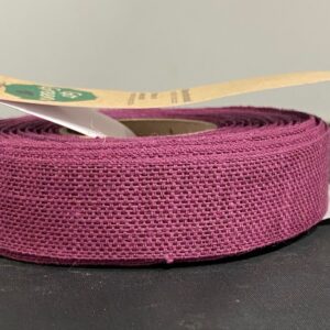 BAND LINNE AUBERGINE 25MM L.20M