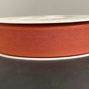BAND BOMULL ROSTRÖD 25MM L.20M
