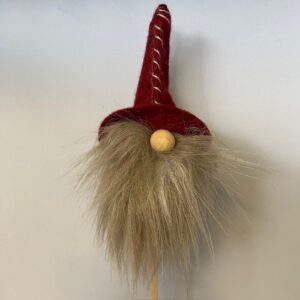 AL 17019 TOMTE STICKS M-RÖD/BEIGE MIX x24