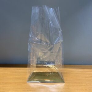 PP 183175 PÅSE M FYRKANTSBOTTEN GULD 180x110x360