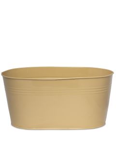 EN 66511-216 ZINK MAJ SKÅL OVAL NOUGAT L:28CM