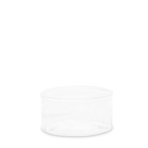 EN 77884 GLAS SKÅL LÅG RÅ 13,5*8CM